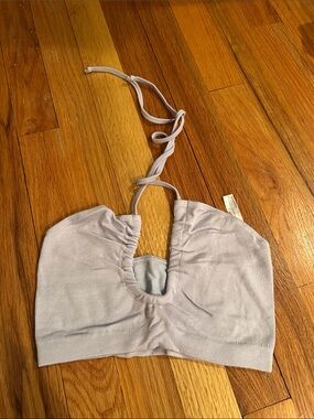 Lavender Halter Crop Top